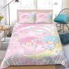 Cute L-Little T-Twin S-Star Duvet Cover Set Home Style Bedding Soft Laundry Cotton Bed 3 Piece Set Student Dormitory Gift