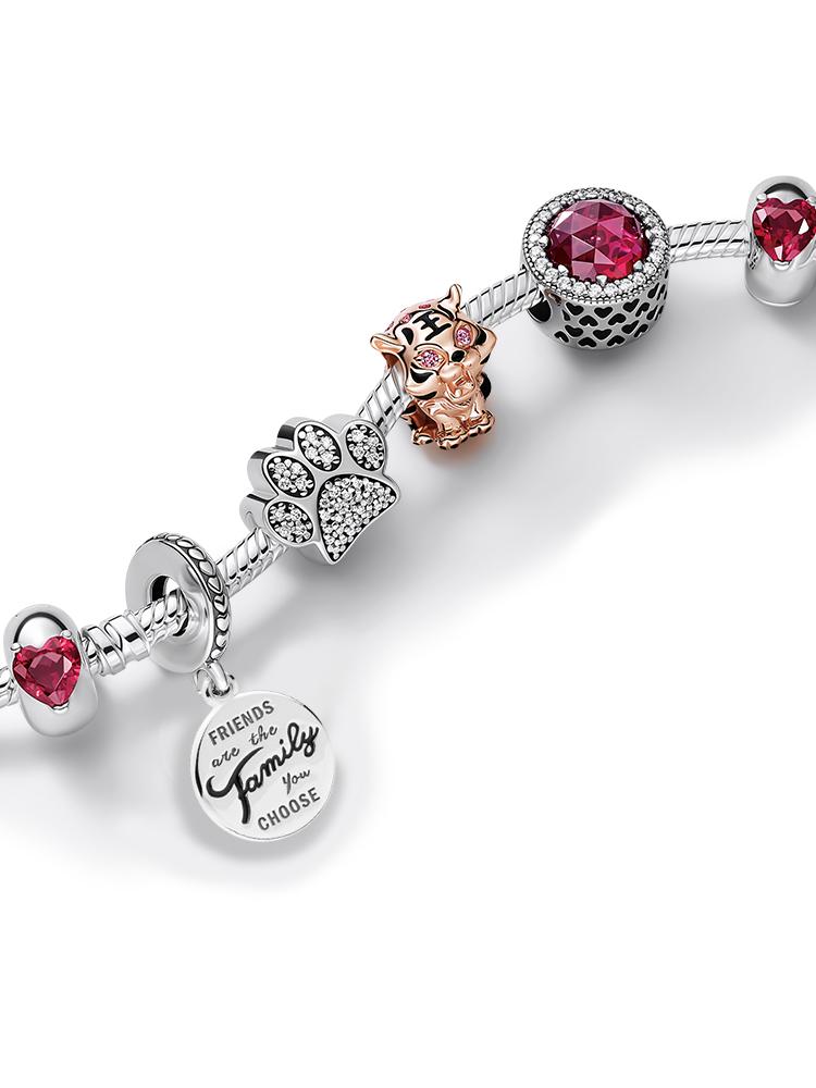 Classical Metal Multi Colored Sparkling Hollow Circular Pendant Charm Fit Brand Bangle Make Your Own Jewellery Elegant Fashion Beautiful Lovely