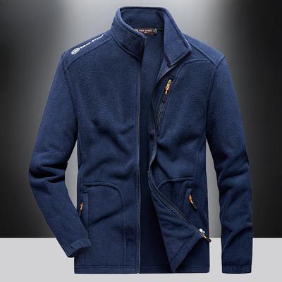 Vêtements polaires d'extérieur d'automne et d'hiver Cardigan polaire coupe-vent pour homme Veste respirante Veste Veste Homme