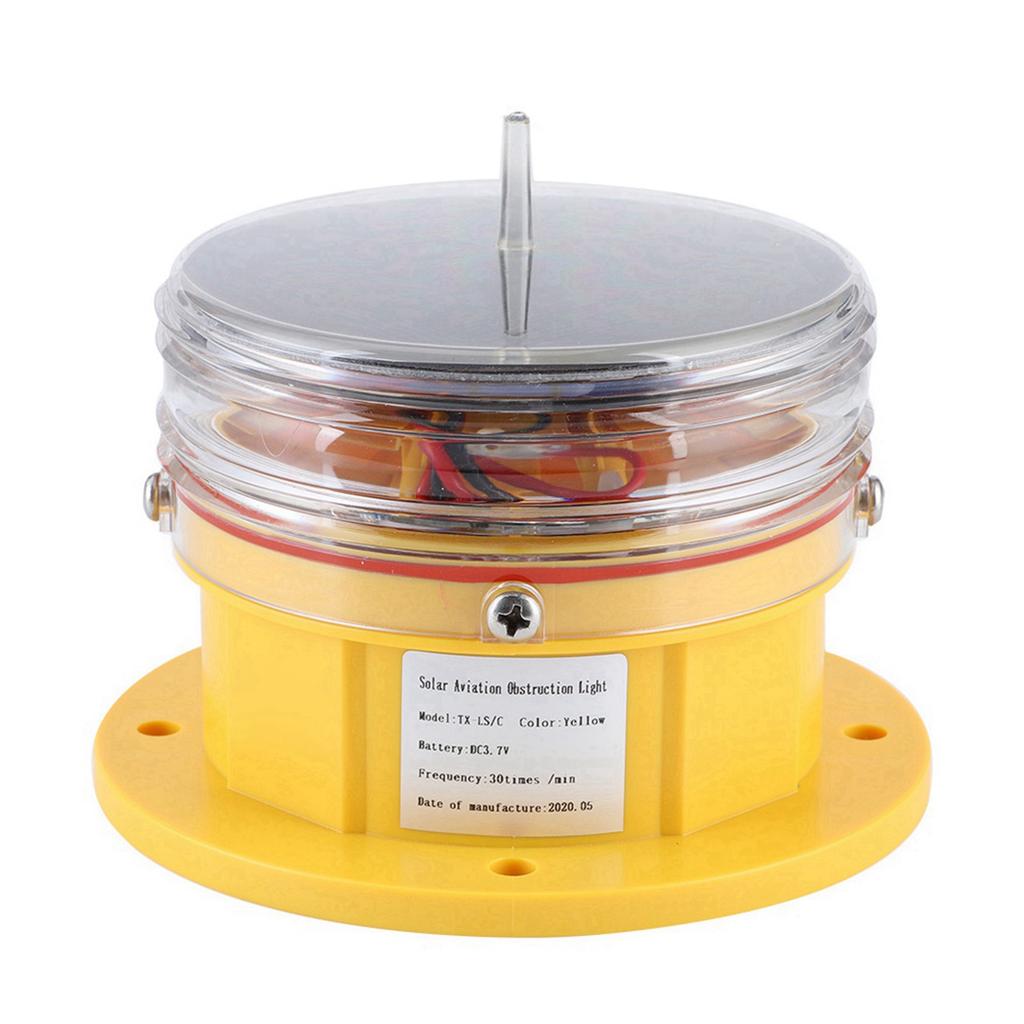 Solar Power Sidelight IP68 LED Ship Marine Dock Barge Safety Beacon Flashing Light 360 degrees  Lighting