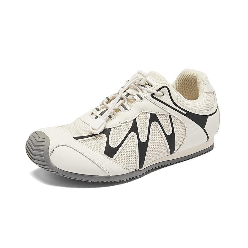 Augustus Dengde Training Shoes Women's 2025 New Autumn Retro Niche Racing Shoes Flat-soled Sports Shoes Small White Board Shoes