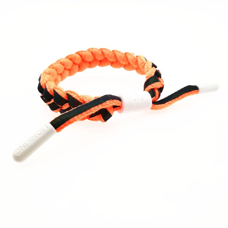 Bracelet Shoelace Woven Holographic Reflective Couple Bracelet Men's and Women's Bracelet