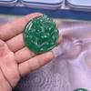 Green Strawberry Crystal Fox Pendant Necklace & DIY Bracelet Accessory