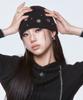 DAUSPICE (Duc) Eyelet Stud Beanie Black