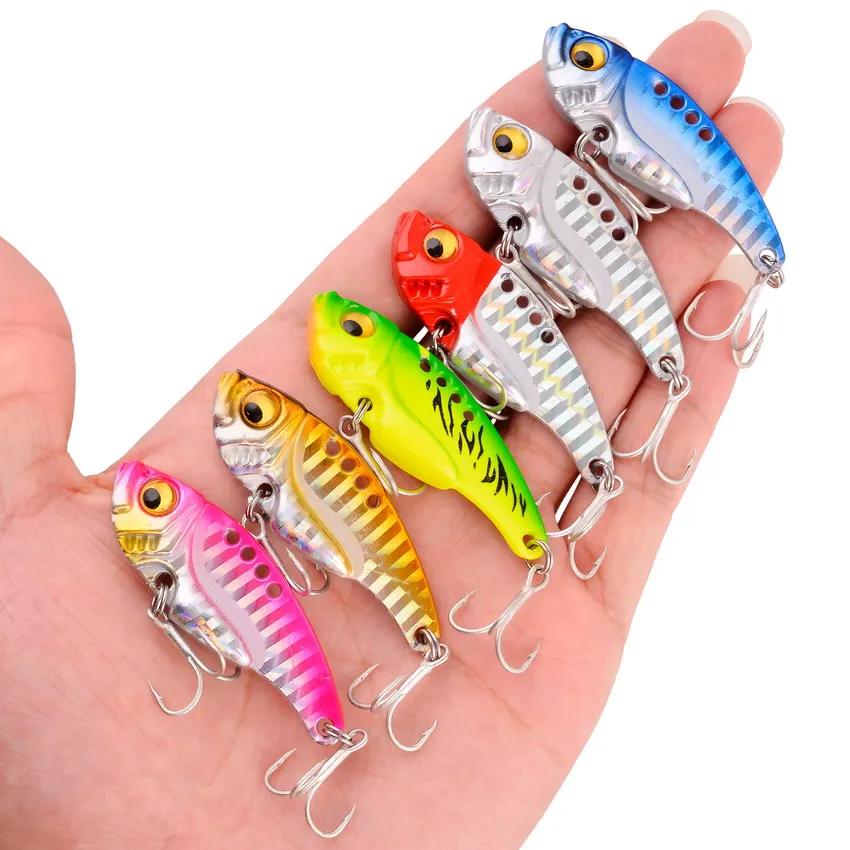 5pcs/box Metal VIB 3/7/10/15/20g Fishing Lure Vibration Spoon Hard Baits Crankbait Wobbler Swimbait Cicada VIB Tackle