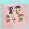 Alloy Cartoon Stylish Brooch Featuring Vibrant Colors And Multifunctional Design For All Genders