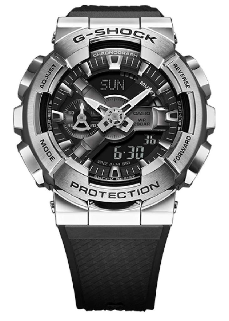 Casio Metal Outdoor G-Shock Men's Analog-Digital Watch, Style, Black, GM-110-1A
