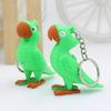 LED Illuminated Parrot Keychain With Animal Sound Effects And Compact Design Unique Key Rings Accessory