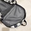 Plaid Cat Print Nylon Schoolbag Large Capacity Backpack High School Student Backpack