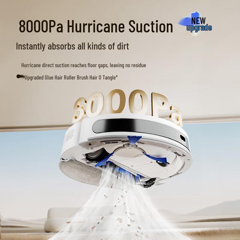 Haier T1 Robot Vacuum and Mop with 8000Pa Suction CN plug (adapter included)