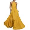 Summer Women Dress With Backless Design For Casual Travel And Party Wear