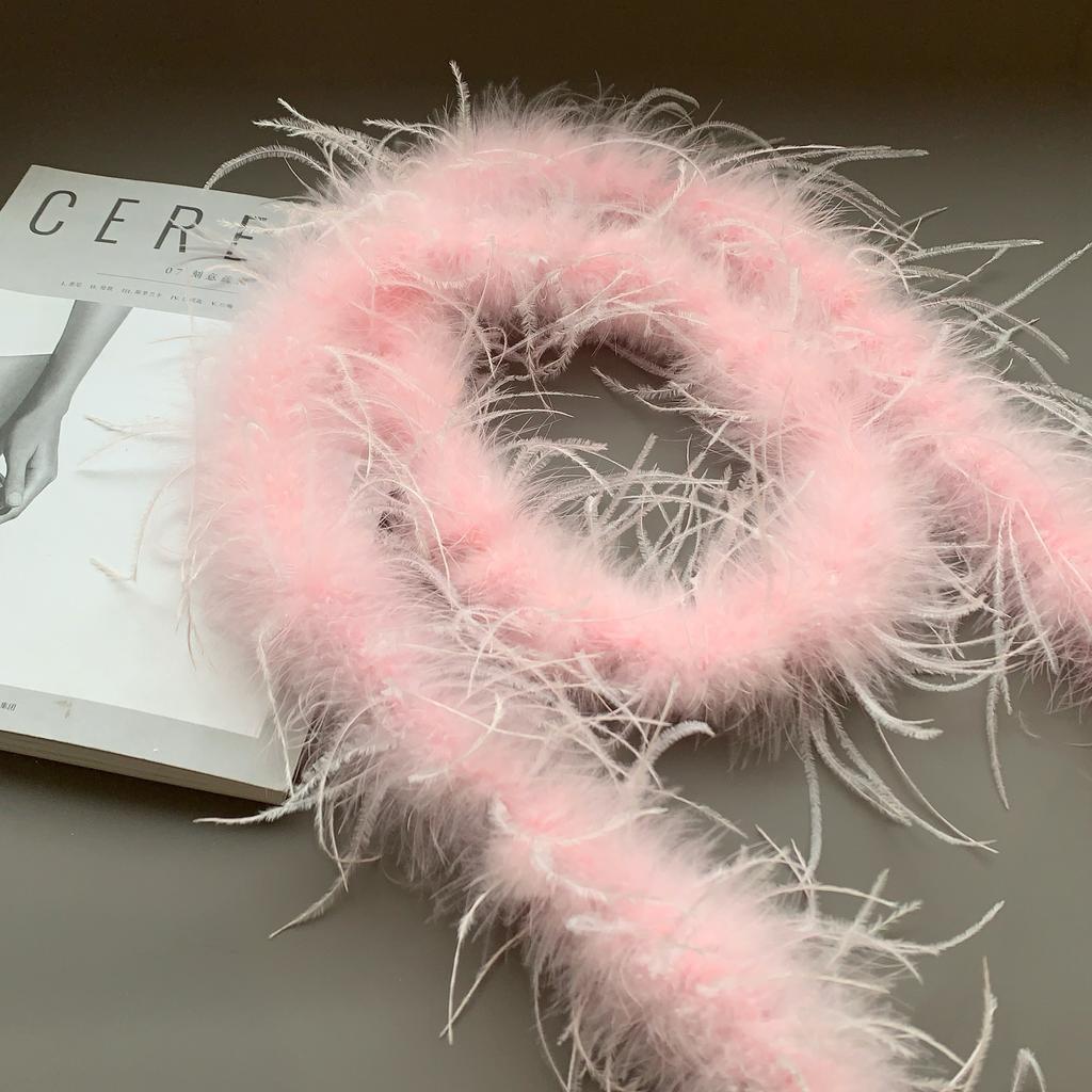 Colored Feather Strips, Ostrich Hair, Top Strips, Dance Costumes DIY Decorative Materials, Clothing Accessories