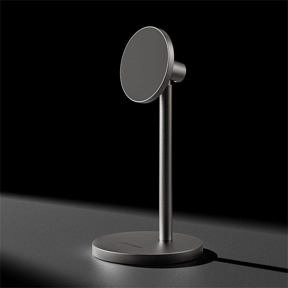 

JOPREE X81 Desktop Magnetic Phone Stand 45-Degree Adjustable Aluminum Alloy Cellphone Holder Dark Grey
