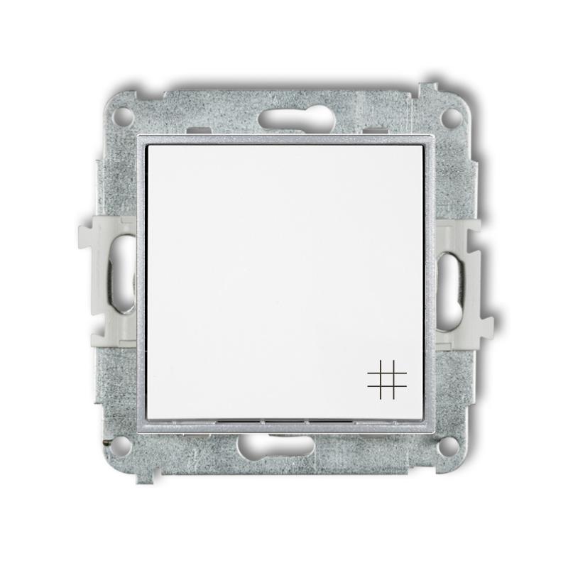 Cross switch without frame karlik mini white/silver