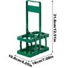 Portable Beer Rack Handheld Foldable Beer Basket Wine Carrier Beer Holder 2 Bottle Whiskey Beer Carrier for Camping Picnic BBQ