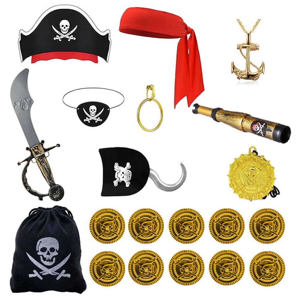 Pirate Costume Accessories Halloween Cosplay Set For Toddler Creative Toddler Pirate Costume Accessories For Cosplay Halloween