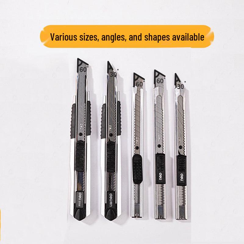 Deli Metal Craft Knife: Small Paper Cutter & Wallpaper Knife - Handmade Express Box Opener & Art Tool