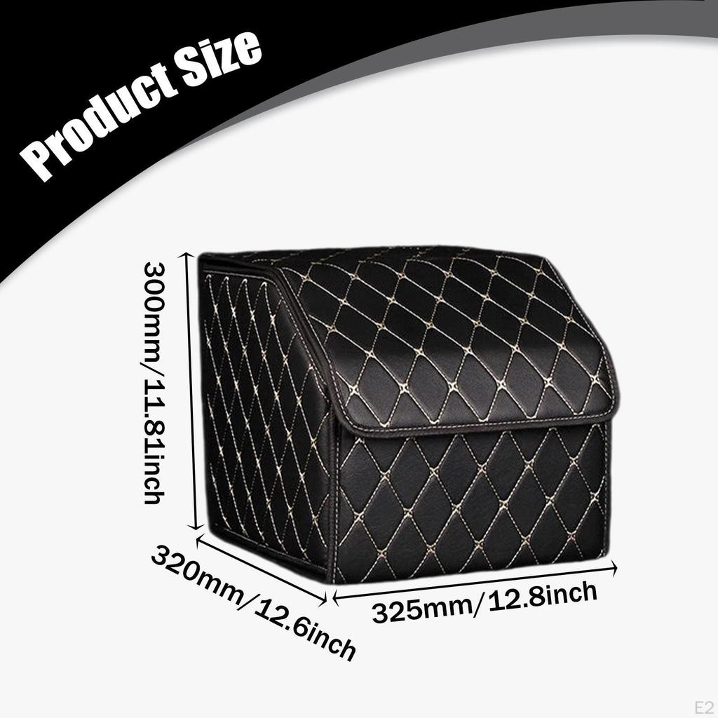 Car Seat Organizer Trunk Camping Bag Passenger Cargo Storage Box Folding