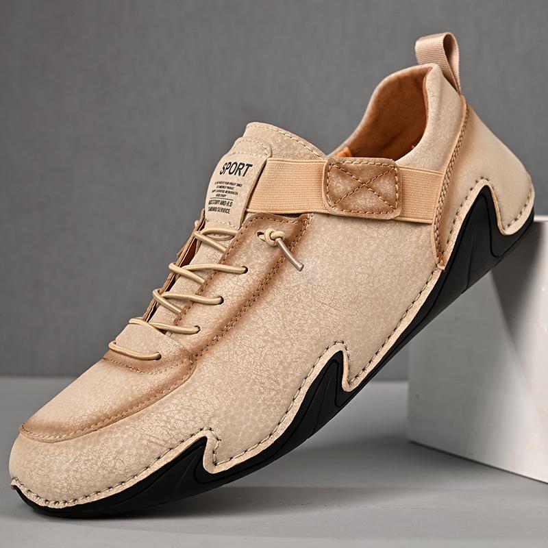 Leather Shoes Penny Men Loafers Slip On Casual Men Shoes Comfort Driving Shoes Men Flats Walking Footwear big size 48