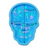 Skull Shaped Mold Handmade Earring Pendant Silicone Mold DIY Holographic Resin Mold for DIY Keychain Jewelry Pendant