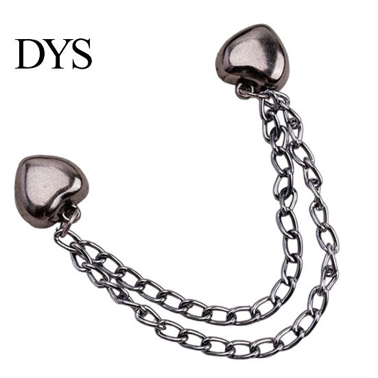 Clothing Adjustment Accessory Magnetic Clips for Pants Sleeve Hem, Multi-Function Fabric T-shirt Hem Clip Holder with Chain, Detachable Strong Magnet