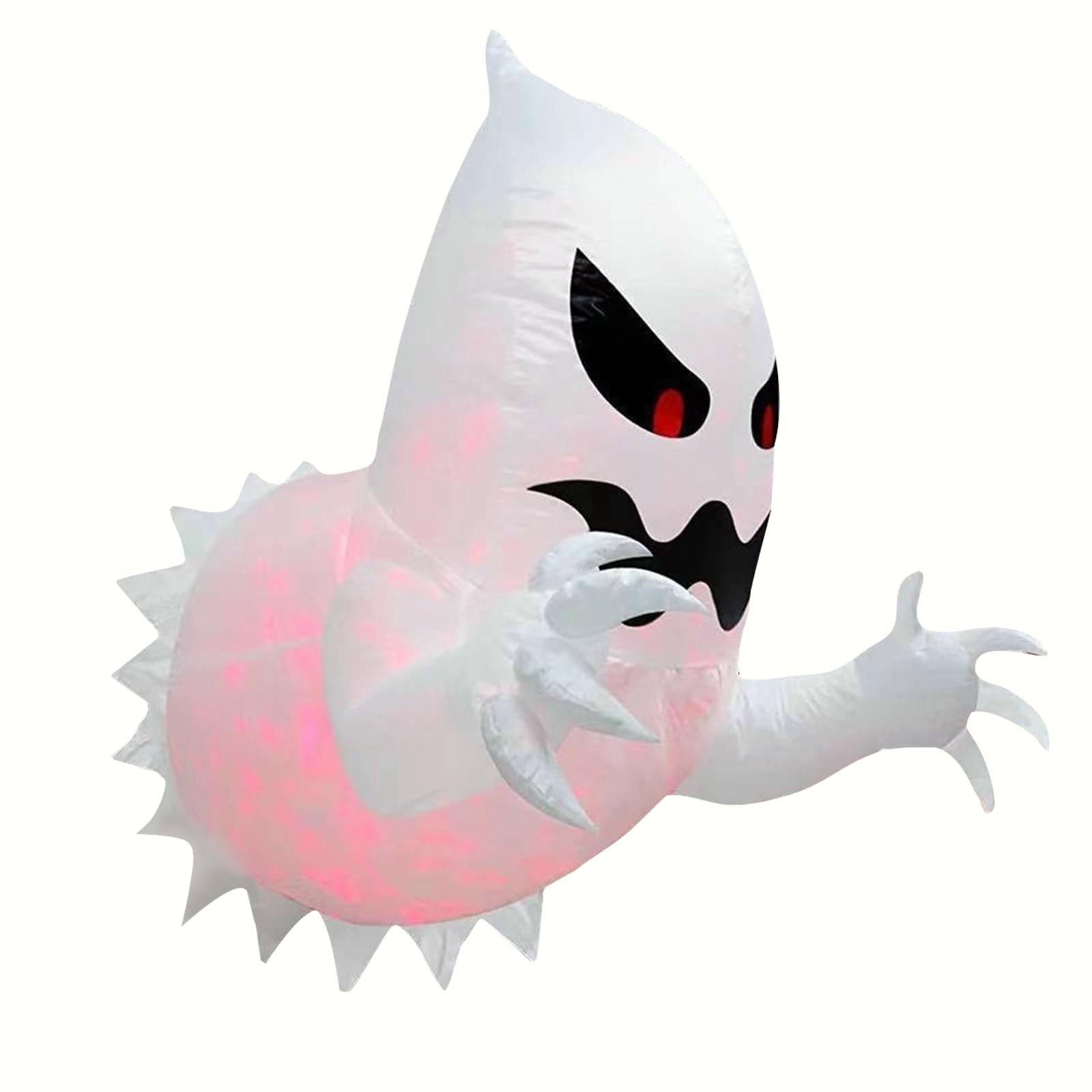 

Halloween Inflatable Glowing Decoration Party Party Home Decoration Ornaments Easy To Install And Full Of Atmosphere білий