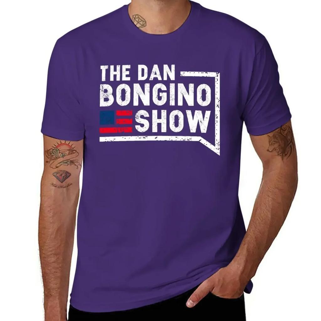 Dan Bongino For Fans T-Shirt Cute Tops Sports Fans Fruit of the Loom Mens T Shirts