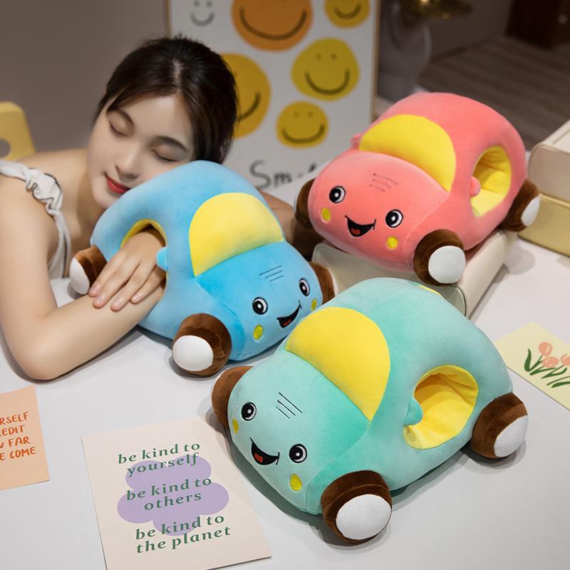 Cartoon Cars Plush Cute Funny Car Model Toys Car Shaped Cushion Sleeping Pillow Children Birthday Gift Room Decor