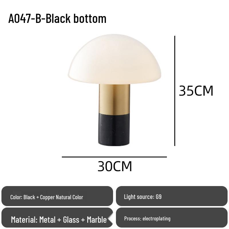Nordic Modern Minimalist Glass Bedside Lamp for Designer Showrooms, Hotels & B&Bs