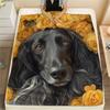 Afghan Hound and Roses,pattern Flannel Blanket, High Quality Comfortable for All Seasons, Home Decor, Warmth and Comfort, Perfect for Gifts.