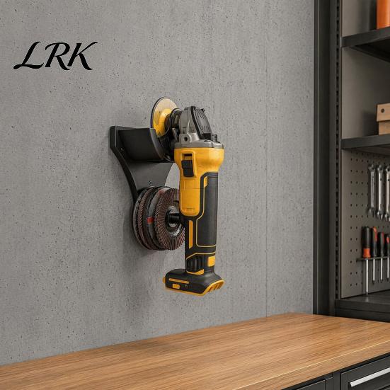 Angle Grinder Accessory Rack Organizer, Wall Mount with Disc Storage Bracket, Heavy Garage Tool Duty Cutting Machines Holder, for Workshop DIY Bracket