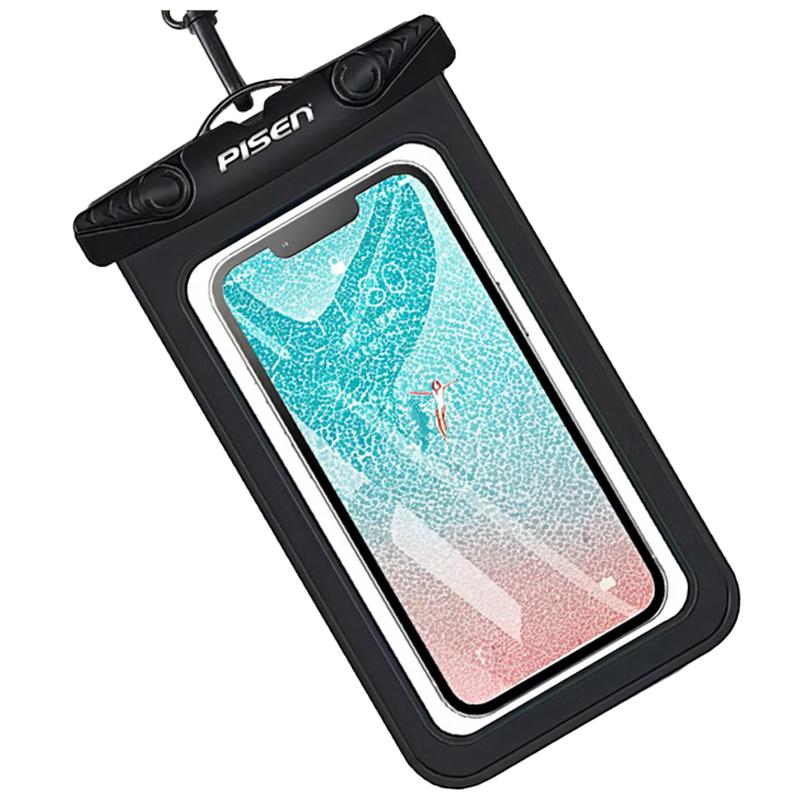 Pisen Universal Airbag Waterproof Phone Pouch with Lanyard