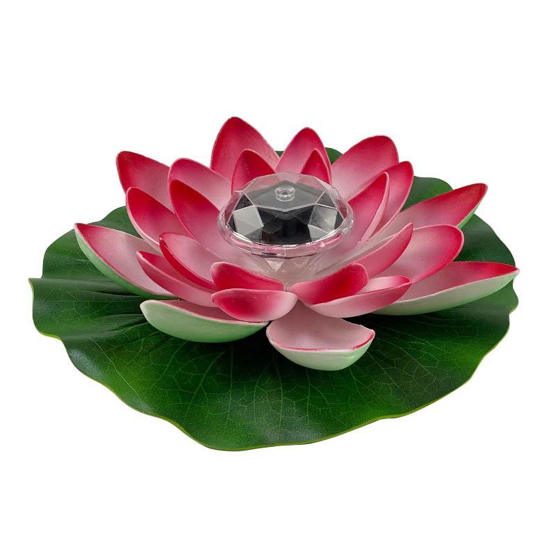 Solar LED Floating Lotus Light for Outdoor Pools and Courtyards