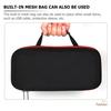 HEALLILY Wireless Microphone Case, Handheld Microphone Storage Box, Shockproof Karaoke Microphone Carrying Holder for Outdoor Travel, Black/Red