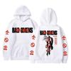 Bad Omens Band Tour Amerikansk Musiktryck Hoodie The Death of Peace of Mind Skelettgrafik Hoodies Herr Rock Goth Sweatshirts