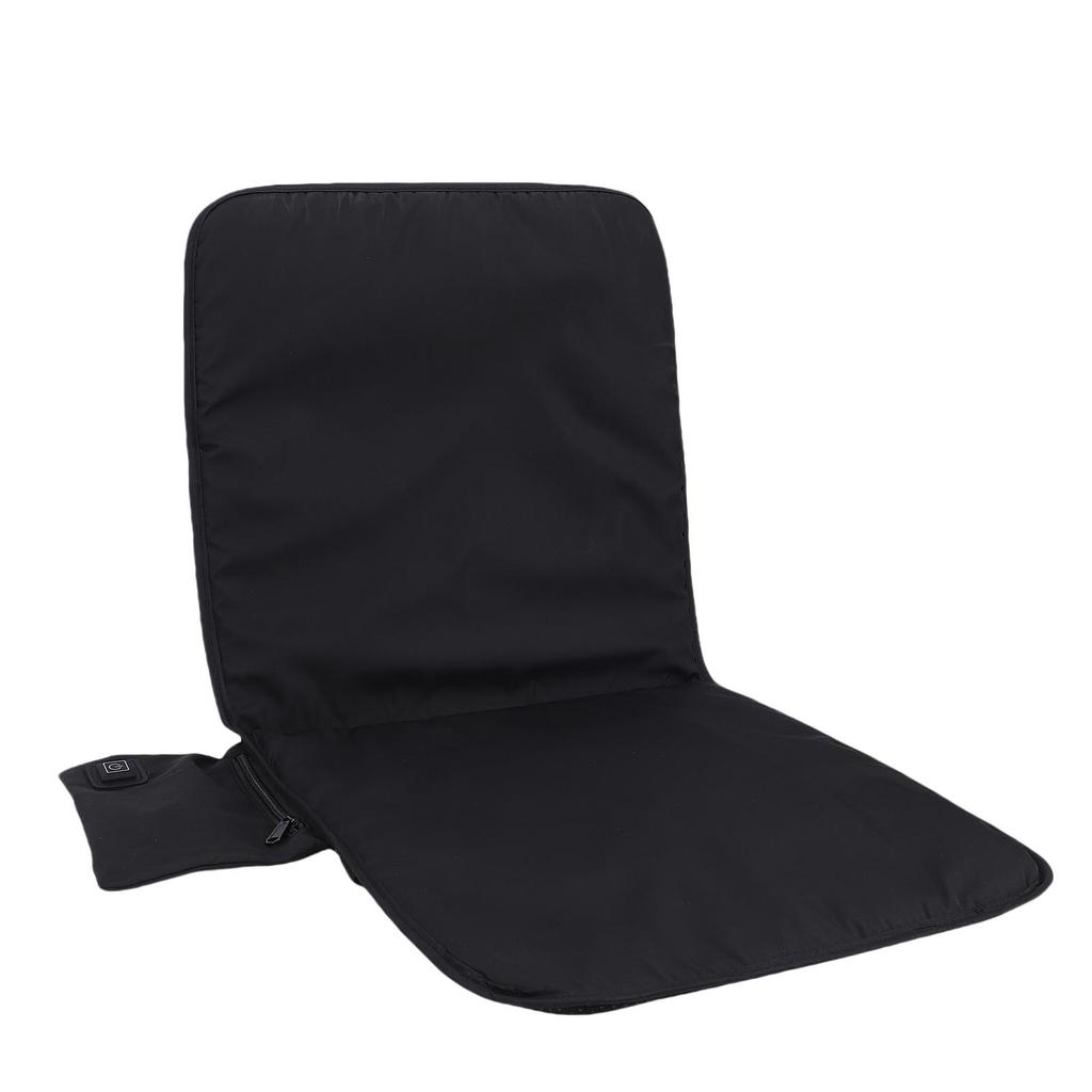 Pernă Încălzită Neagră USB Pad Încălzit cu 3 Setări de Căldură pentru Scaun de Camping în Aer Liber