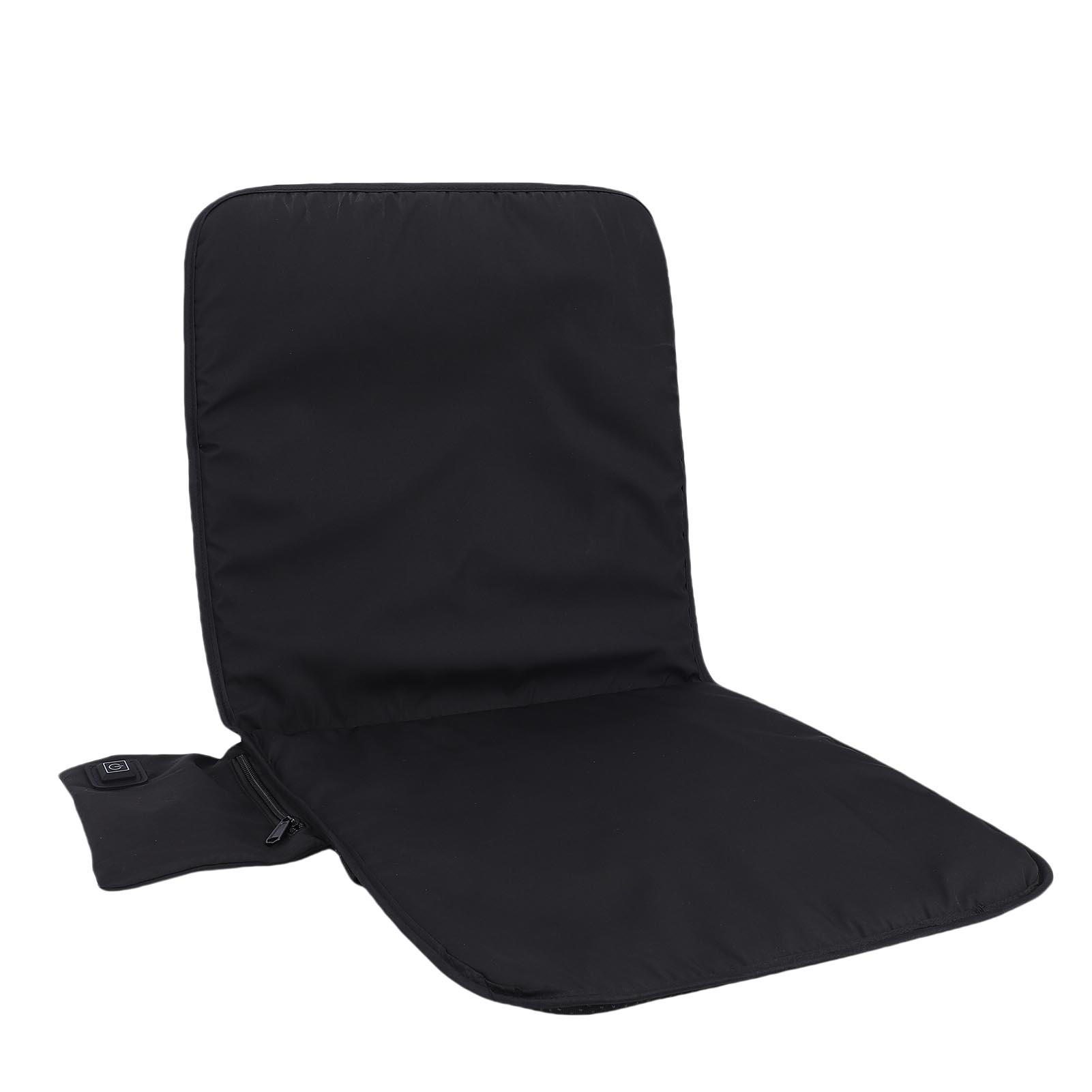 

Heated Cushion Black USB Heated Pad with 3 Heat Settings for Outdoor Camping Chair