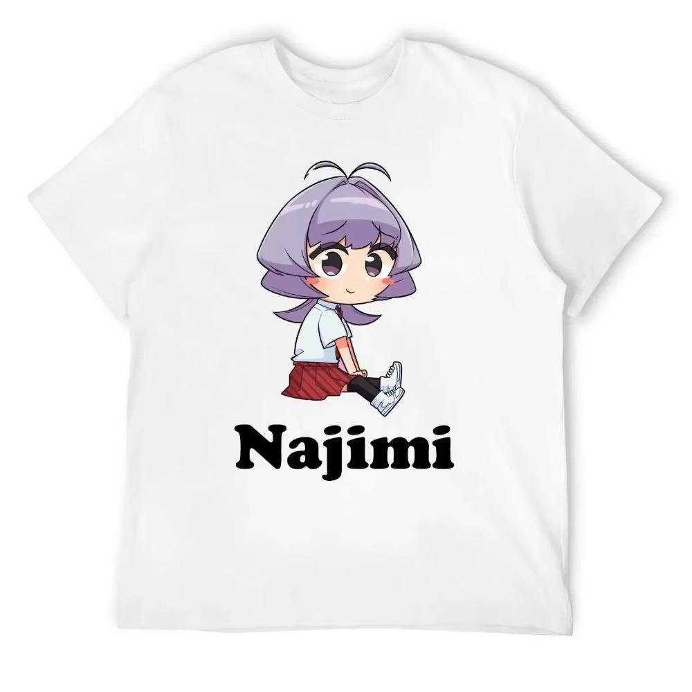 Komi Can T Communicate Najimi For Sale Tshirt Vintage T-shirt Round Neck Movement  Humor Graphic Travel Eur Size