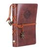 Retro Notebooks Journals Agenda Binder Sketch Book Leather Soft Cover Replaceable Kraft Paper Inner Korean Stationery