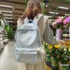 Schoolbag Mori Ins Simple Campus Soft Girl Girl Schoolbag High Value Floral Small Fresh Junior High School Students Backpack