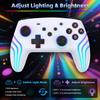 Wireless Game Controller for NS Switch Lite RGB Gamepad with Six Axis Gyro Sensor 3D Joystick For PC Game Accessories