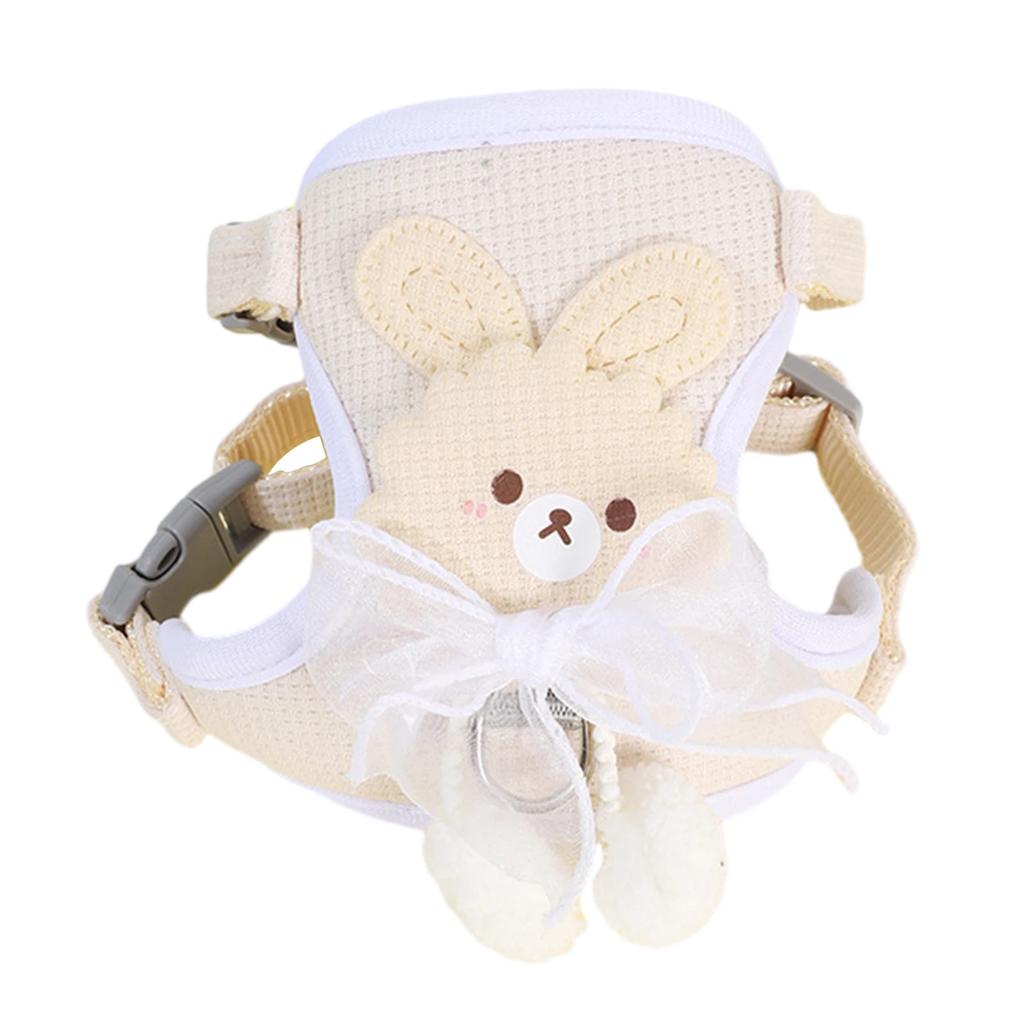 Cute Bow Pet Harness Undershirt Style Pet Leash Adjustable Leash Pets Harness for Small Dog Cat Supplies For Outdoor
