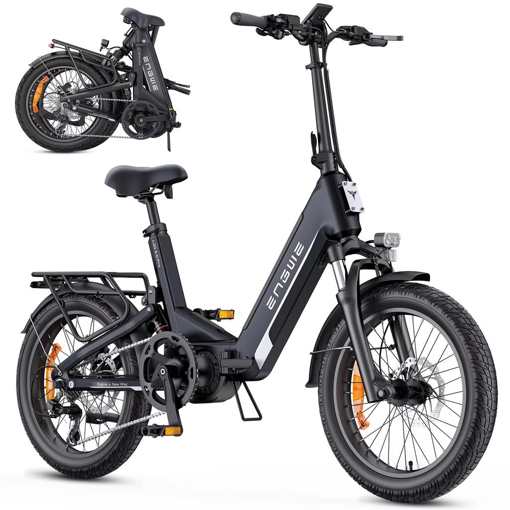 ENGWE L20 3.0 Pro Electric Bicycle 250W Motor 48V15AH Lithium Battery Hydraulic Disc Brake Electric Bike 20*3 inch Tires