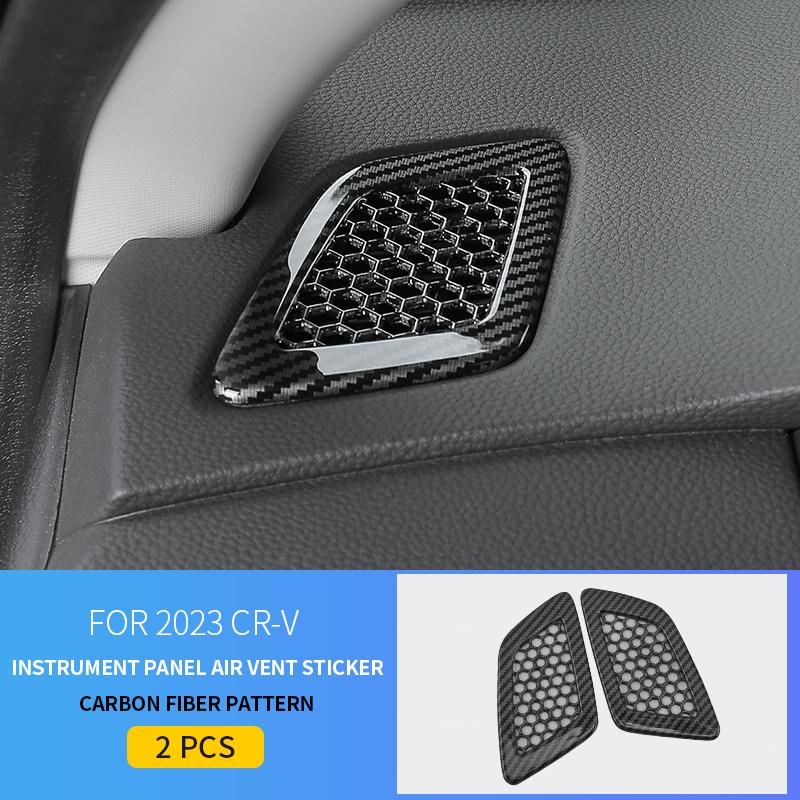 For Honda CR-V CRV 6th Gen 2023 2024 2025 ABS Car Dashboard Conditioning Air Vent Outlet Trim Cover Interior Accessories