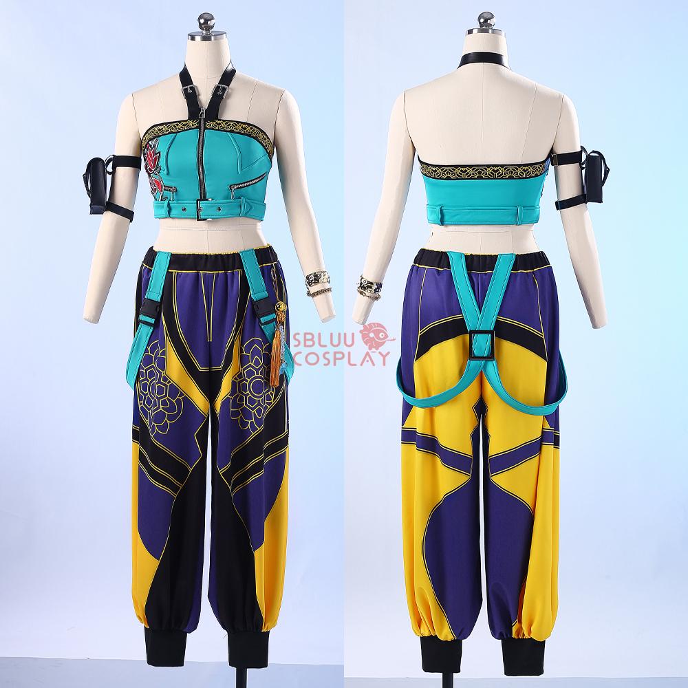 SBluuCosplay Zoeyy Cosplay Costume R Quality Embroidery Zoey Cosplay Wig Halloween Outfit