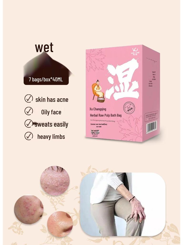 Herbal Mugwort Foot Soak Bag - Instant Dissolving, Sweat-Inducing Foot Bath Liquid