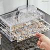 Drawer Style Transparent Jewelry Box Large Capacity Ring Earring Necklace Acrylic Jewelry Sorting Box Jewelry Box Organizer