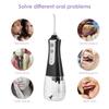 Oral Irrigator tooth scaler 3-speed adjustment Water Flosser Portable Dental Water Jet 350ML IPX6 Waterproof Teeth Cleaner
