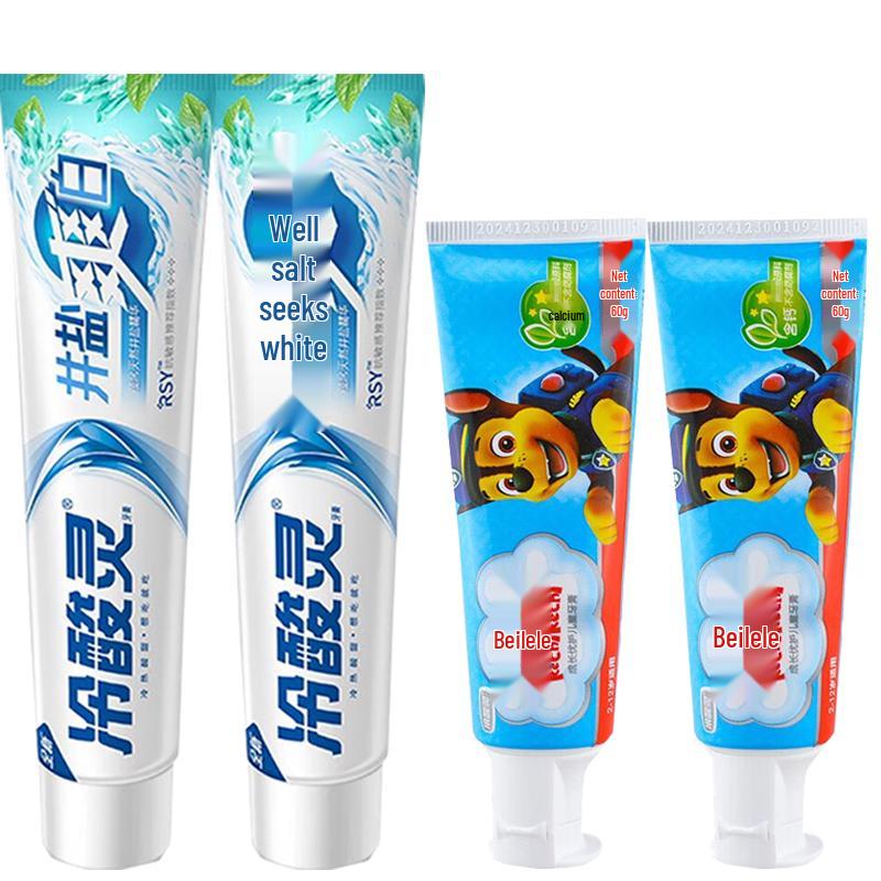 Cold Sour Ling Whitening Toothpaste Family Bundle