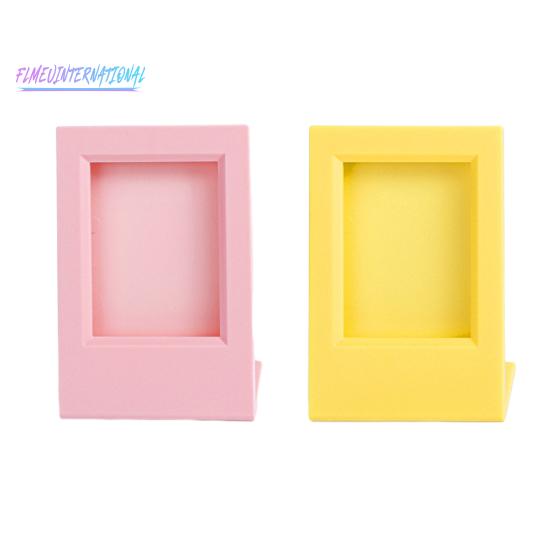 2 ks 3palcový fotorámeček Volně stojící ve tvaru L – displej pro ukládání fotografií Jednobarevný akrylový fotorámeček s dlouhou životností proti praskání